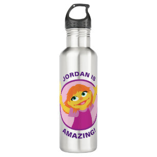 Sesame Street   Julia Holding Feather 710 Ml Water Bottle