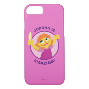 Sesame Street   Julia Holding Feather iPhone 8/7 Case
