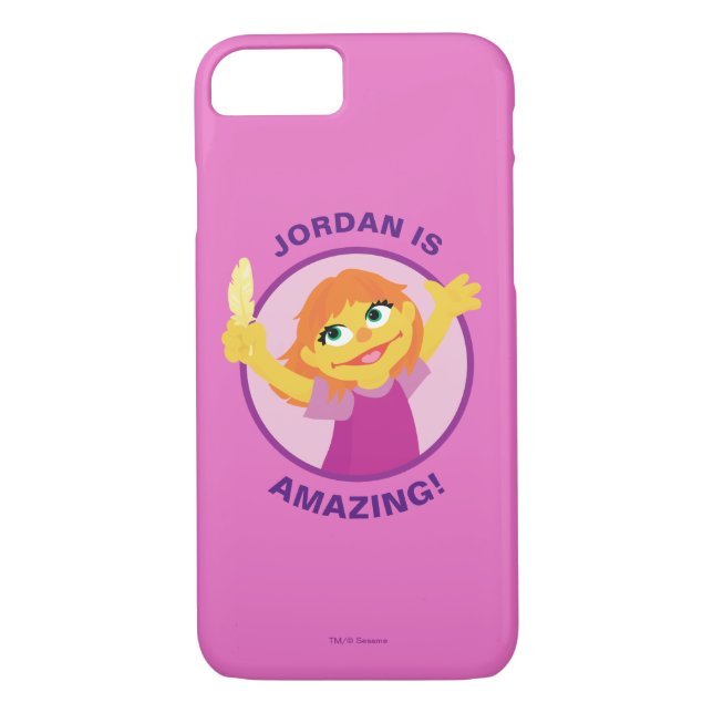 Sesame Street | Julia Holding Feather Case-Mate iPhone Case (Back)