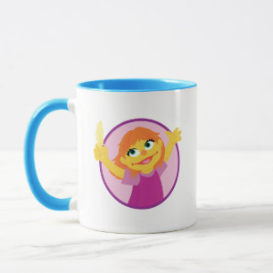 Sesame Street Julia Holding Feather Mug