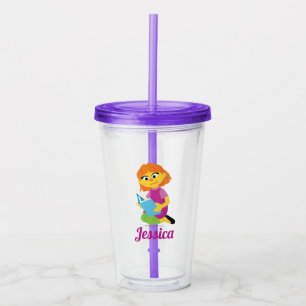 Sesame Street   Julia Reading a Book Acrylic Tumbler