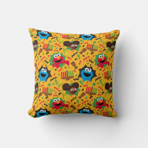Sesame Street Kwanzaa Pattern Cushion
