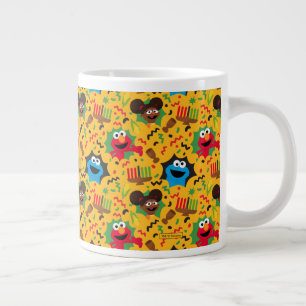 Sesame Street Kwanzaa Pattern Large Coffee Mug