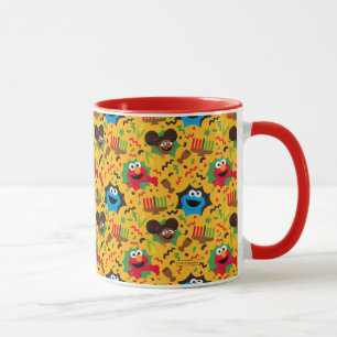 Sesame Street Kwanzaa Pattern Mug