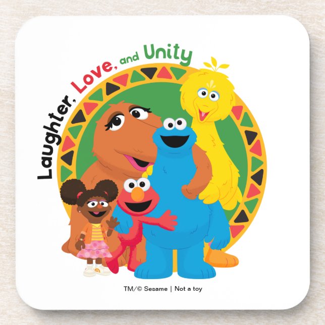 Sesame Street | Laughter, Love, & Unity Coaster (Front)