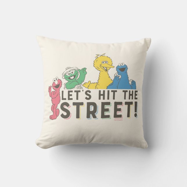 Sesame Street | Let's Hit the Street! Cushion (Front)