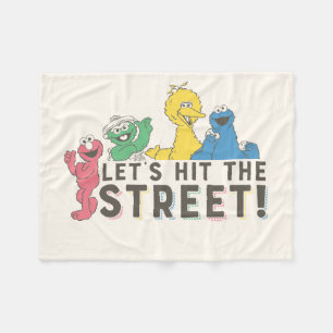 Sesame Street Let's Hit the Street! Fleece Blanket