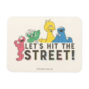 Sesame Street Let's Hit the Street! Magnet