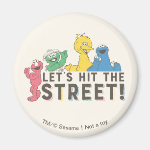 Sesame Street Let's Hit the Street! Magnet