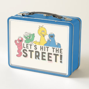 Sesame Street Let's Hit the Street! Metal Lunch Box