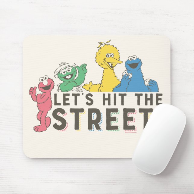 Sesame Street | Let's Hit the Street! Mouse Mat (With Mouse)