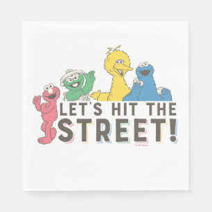 Sesame Street Let's Hit the Street! Napkin