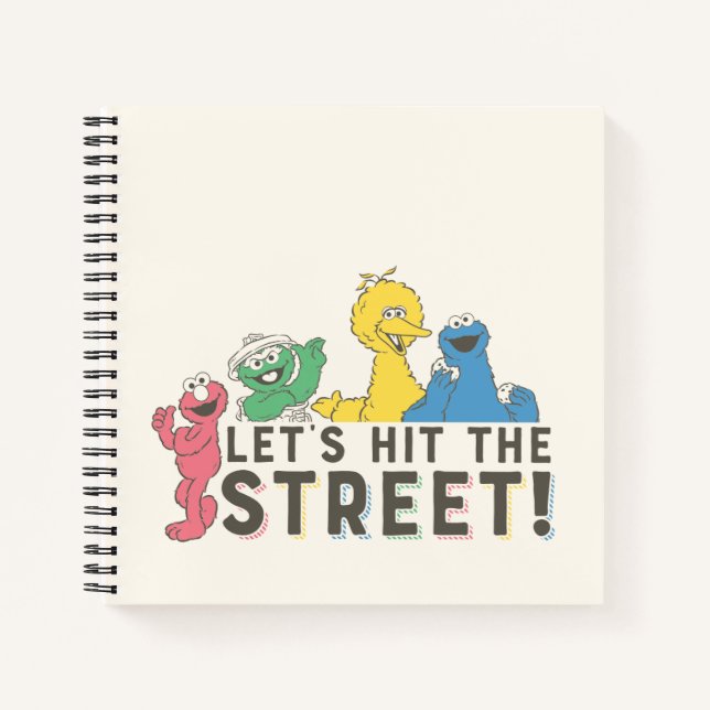 Sesame Street | Let's Hit the Street! Notebook (Front)