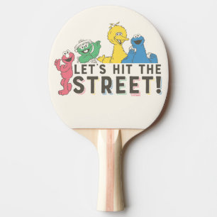 Sesame Street Let's Hit the Street! Ping Pong Paddle