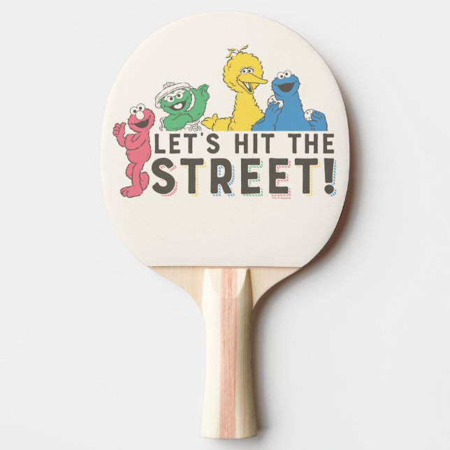 Sesame Street | Let's Hit the Street! Ping Pong Paddle (Front)