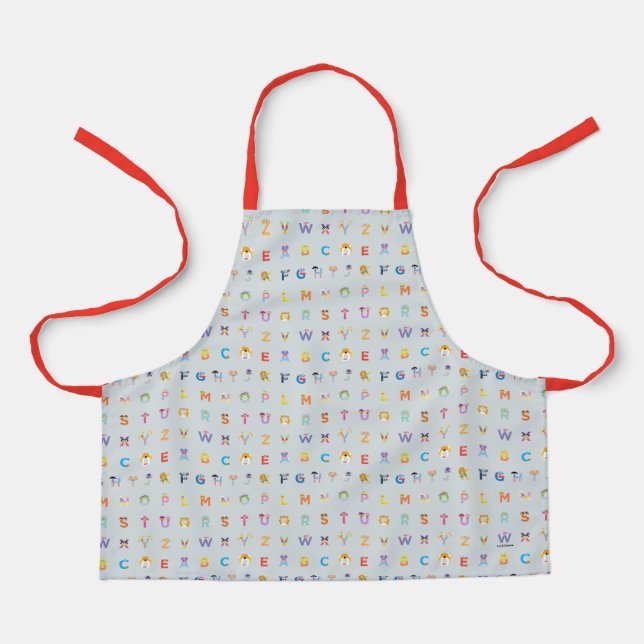 Sesame Street | Letters of the Alphabet Apron (Front)