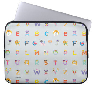 Sesame Street Letters of the Alphabet Laptop Sleeve
