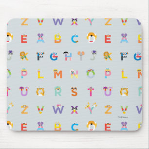 Sesame Street Letters of the Alphabet Mouse Mat