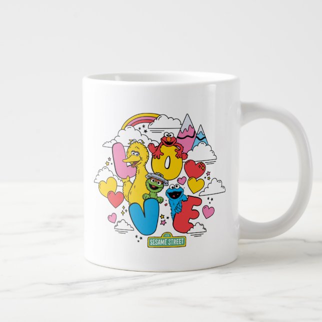 Sesame Street | Love Large Coffee Mug (Right)