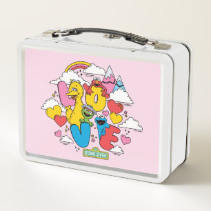 Sesame Street Love Metal Lunch Box