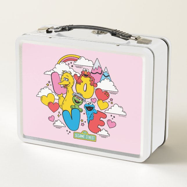 Sesame Street | Love Metal Lunch Box (Back)