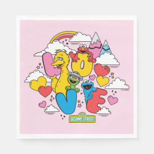 Sesame Street Love Napkin