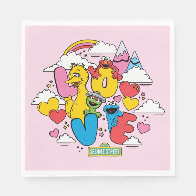 Sesame Street | Love Napkin (Front)