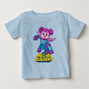 Sesame Street   Mecha Builders Abby In Action Baby T-Shirt