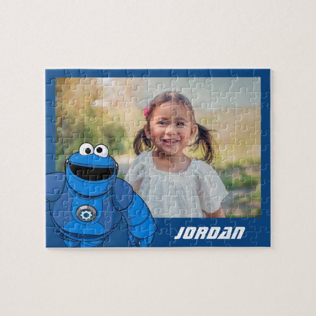 Sesame Street | Mecha Builders Cookie In Action Jigsaw Puzzle (Horizontal)