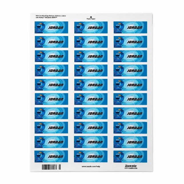 Sesame Street | Mecha Builders Cookie Monster (Full Sheet)