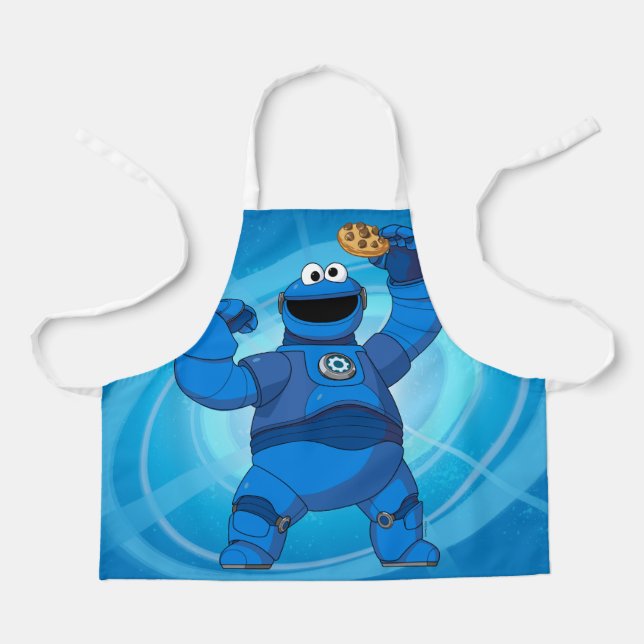 Sesame Street | Mecha Builders Cookie Monster Apron (Front)