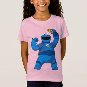 Sesame Street   Mecha Builders Cookie Monster T-Shirt