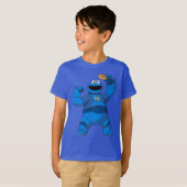 Sesame Street | Mecha Builders Cookie Monster T-Shirt (Front Full)
