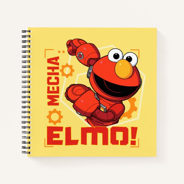 Sesame Street | Mecha Builders Elmo Design Notebook (Front)