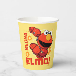Sesame Street   Mecha Builders Elmo Design Paper Cups