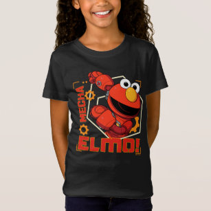 Sesame Street   Mecha Builders Elmo Design T-Shirt