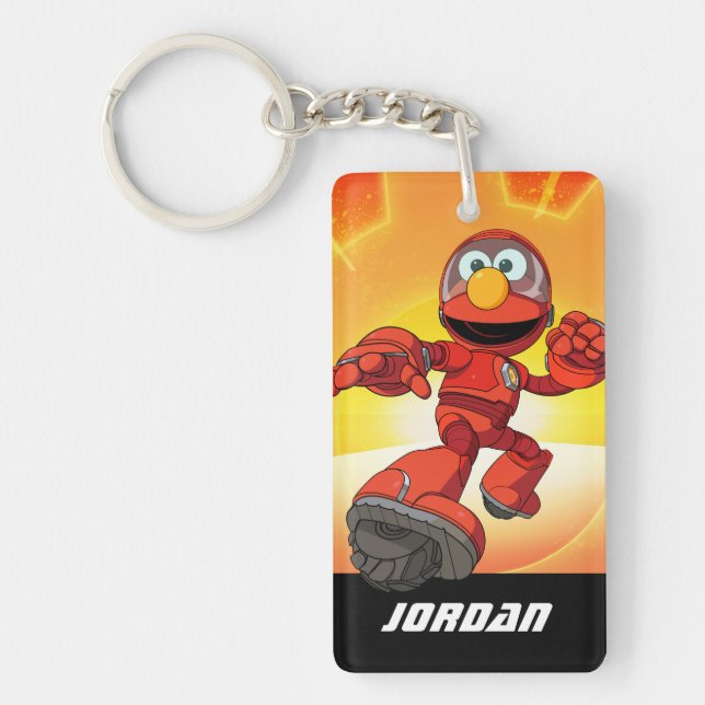 Sesame Street | Mecha Builders Elmo In Action Key Ring (Front)