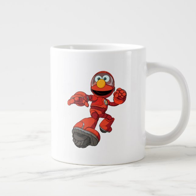 Sesame Street | Mecha Builders Elmo In Action Large Coffee Mug (Right)