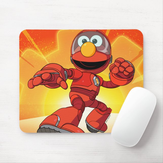 Sesame Street | Mecha Builders Elmo In Action Mouse Mat (With Mouse)