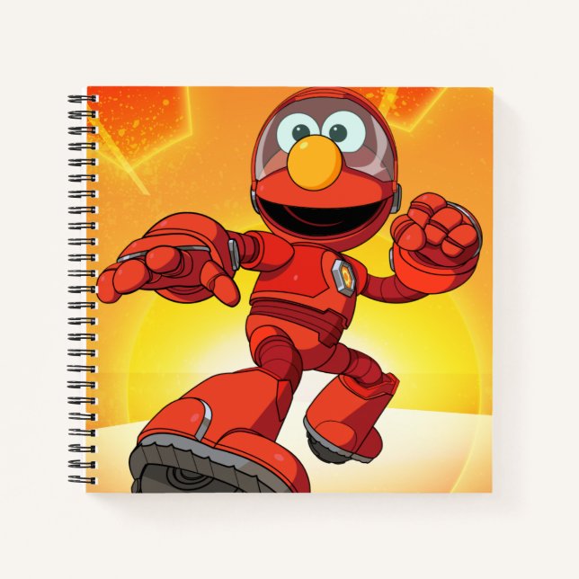 Sesame Street | Mecha Builders Elmo In Action Notebook (Front)