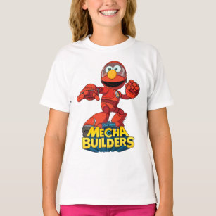Sesame Street   Mecha Builders Elmo In Action T-Shirt