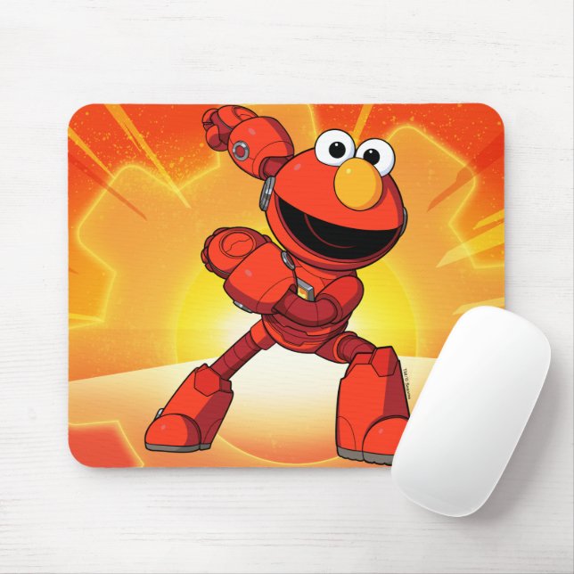 Sesame Street | Mecha Builders Elmo Mouse Mat (With Mouse)
