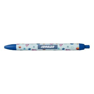 Sesame Street | Mecha Builders Faces Pattern Blue Ink Pen