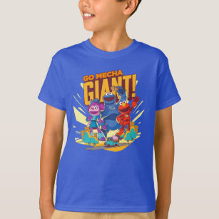 Sesame Street   Mecha Builders Go Mecha Giant! T-Shirt