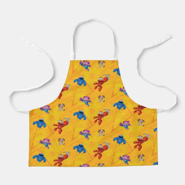 Sesame Street | Mecha Builders Pattern Apron (Front)