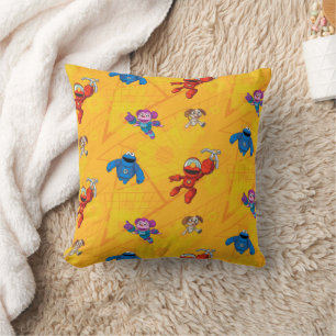 Sesame Street   Mecha Builders Pattern Cushion