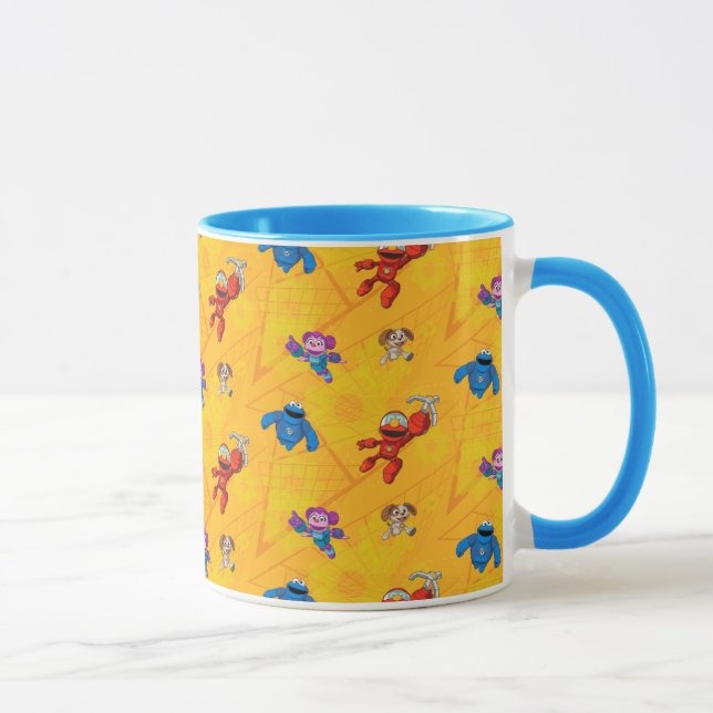 Sesame Street | Mecha Builders Pattern Mug (Right)