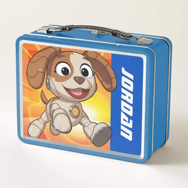 Sesame Street | Mecha Builders Tango | Add Name Metal Lunch Box (Back)