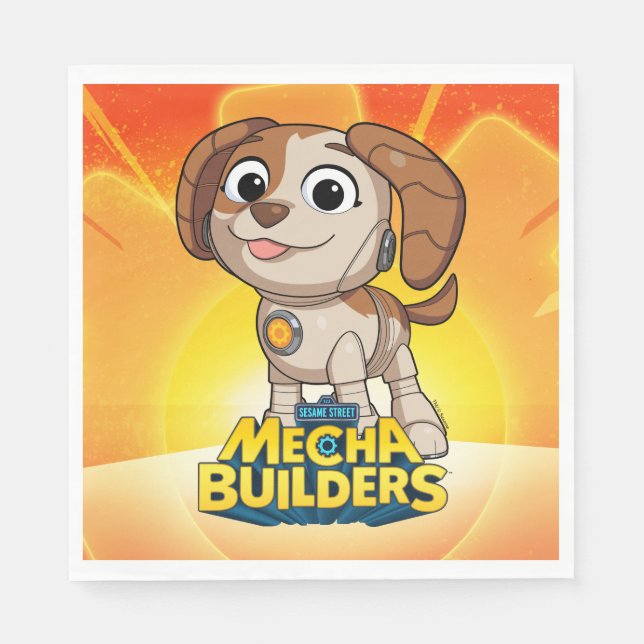 Sesame Street | Mecha Builders Tango Napkin (Front)