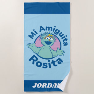 Sesame Street   Mi Amiguita Rosita Beach Towel